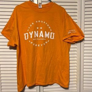 Forever Orange Houston Dynamo Playoffs shirt from 2017 size XL color orange